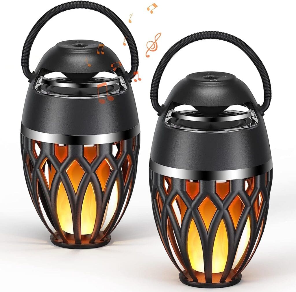 Lantern style bluetooth speakers