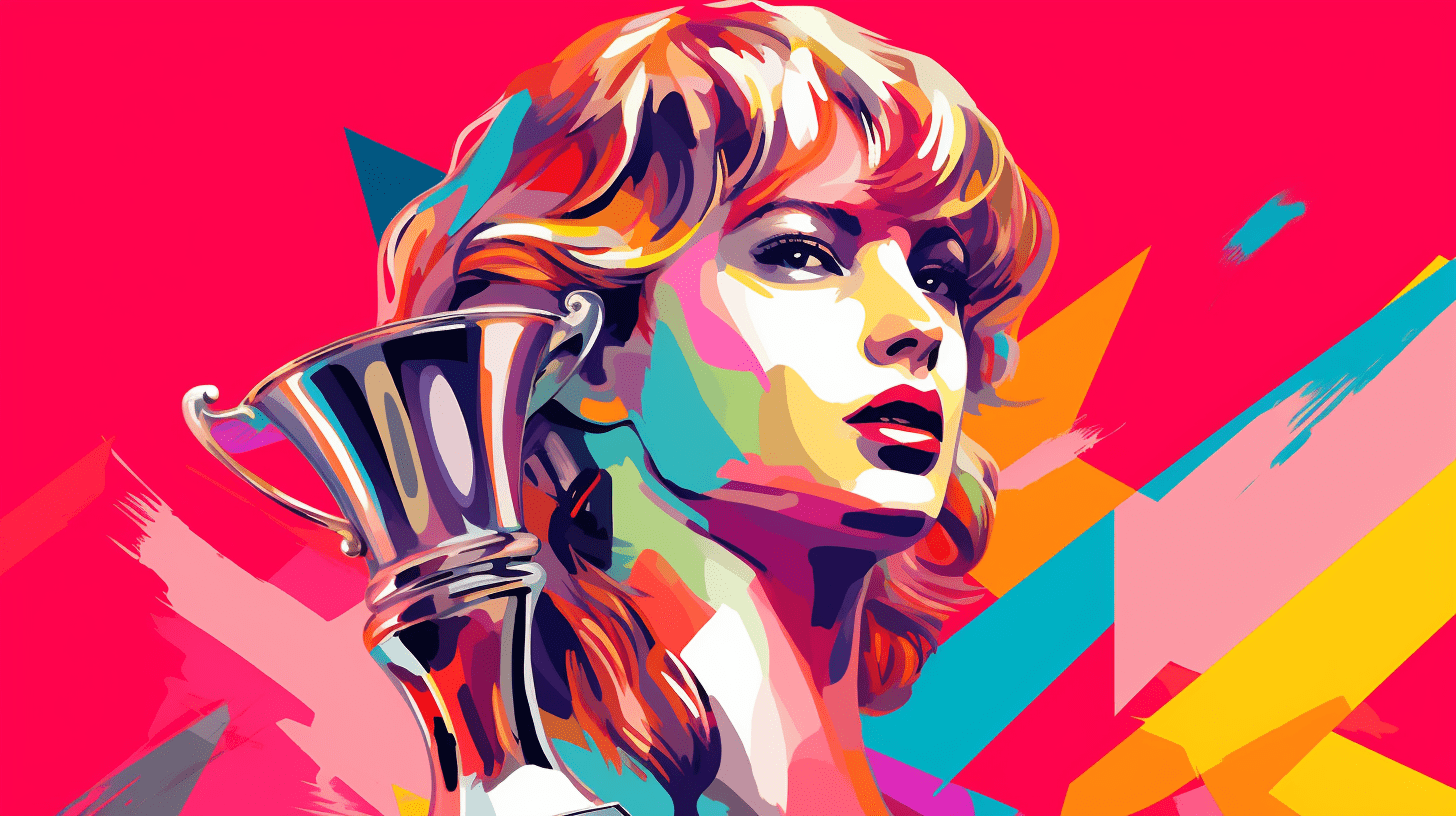 Taylor Swift trivia trophy