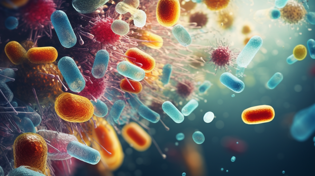 A depiction of antibiotics on the molecular level