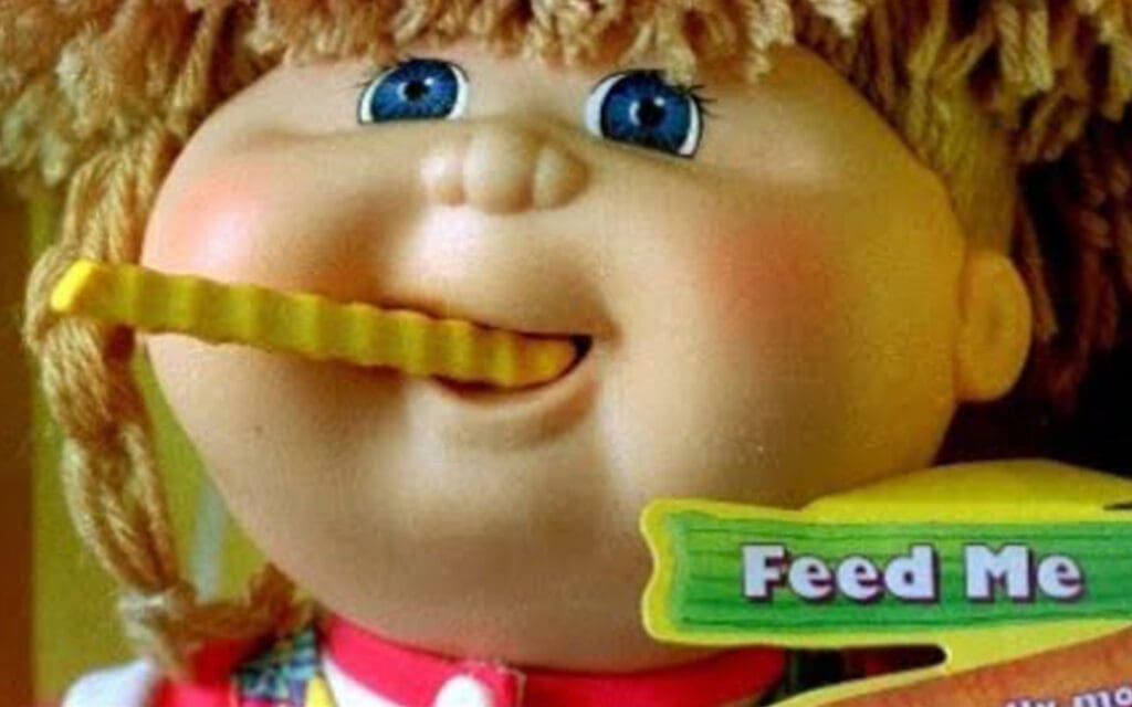 Snacktime Cabbage Patch Doll