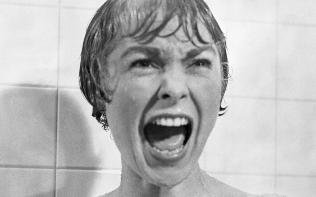 Janet Leigh in Psycho shower scene