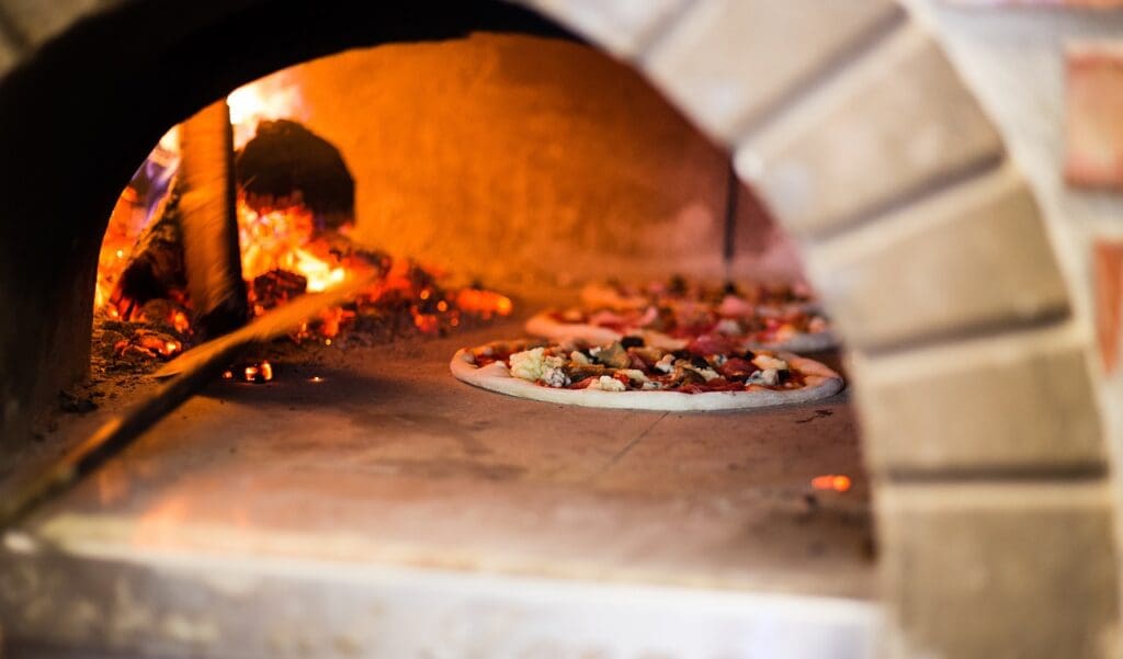 pizza oven, oven, fire