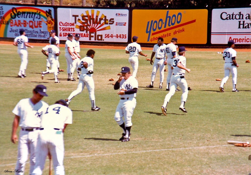 New York Yankees in Spring Training 1985