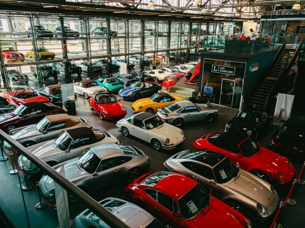 cars parked in front of building during daytime