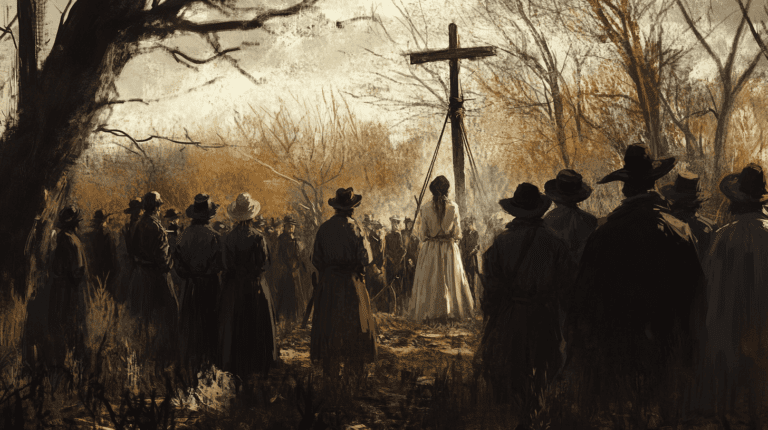 Depiction of the Salem Witch Trials