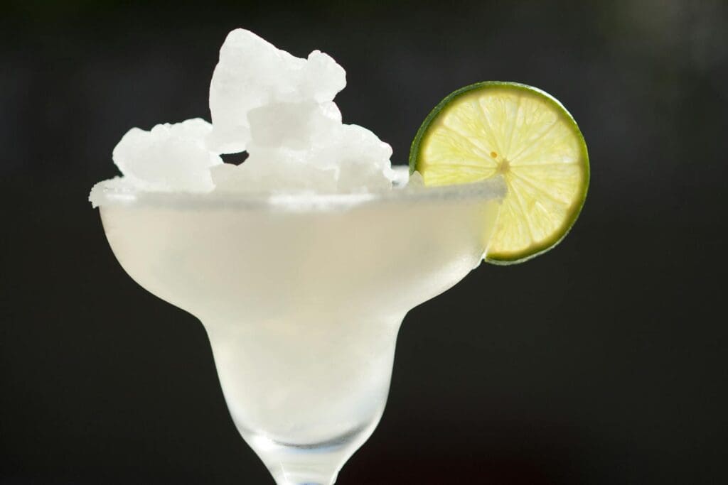 White Ice on White Ceramic Bowl