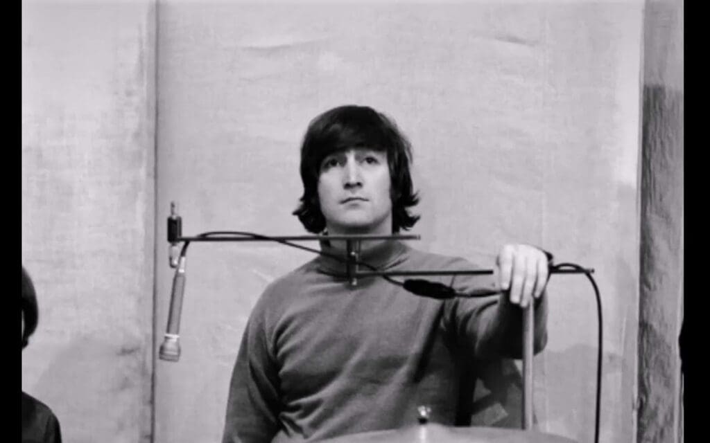 John Lennon in Recording Studio