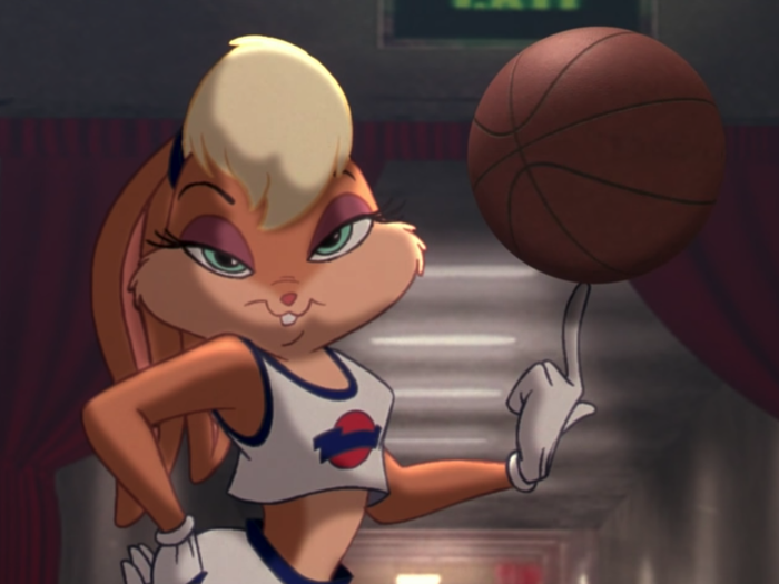 A screenshot from Space Jam