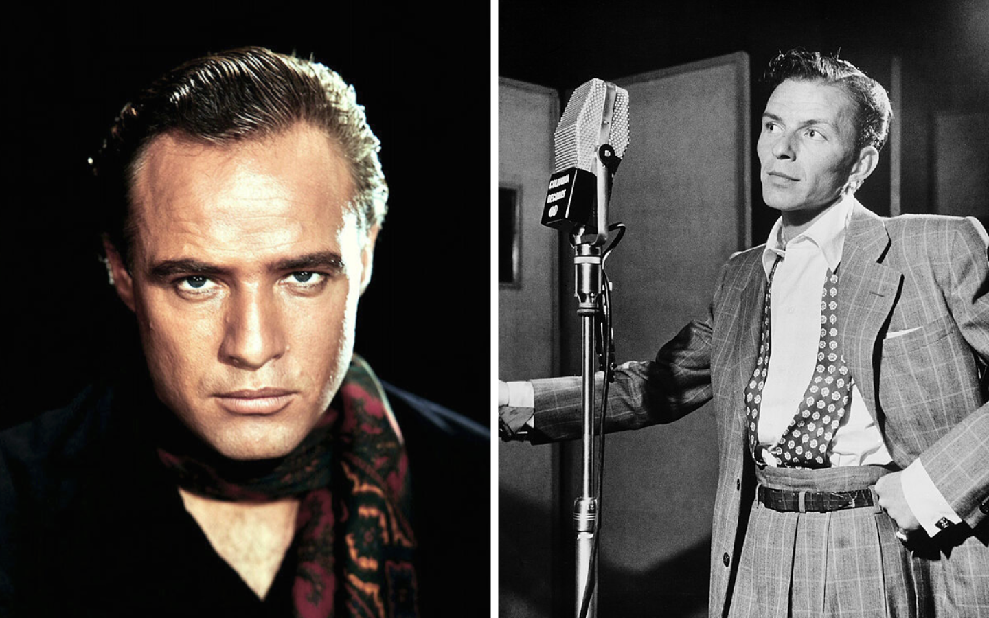 Marlon Brando and Frank Sinatra