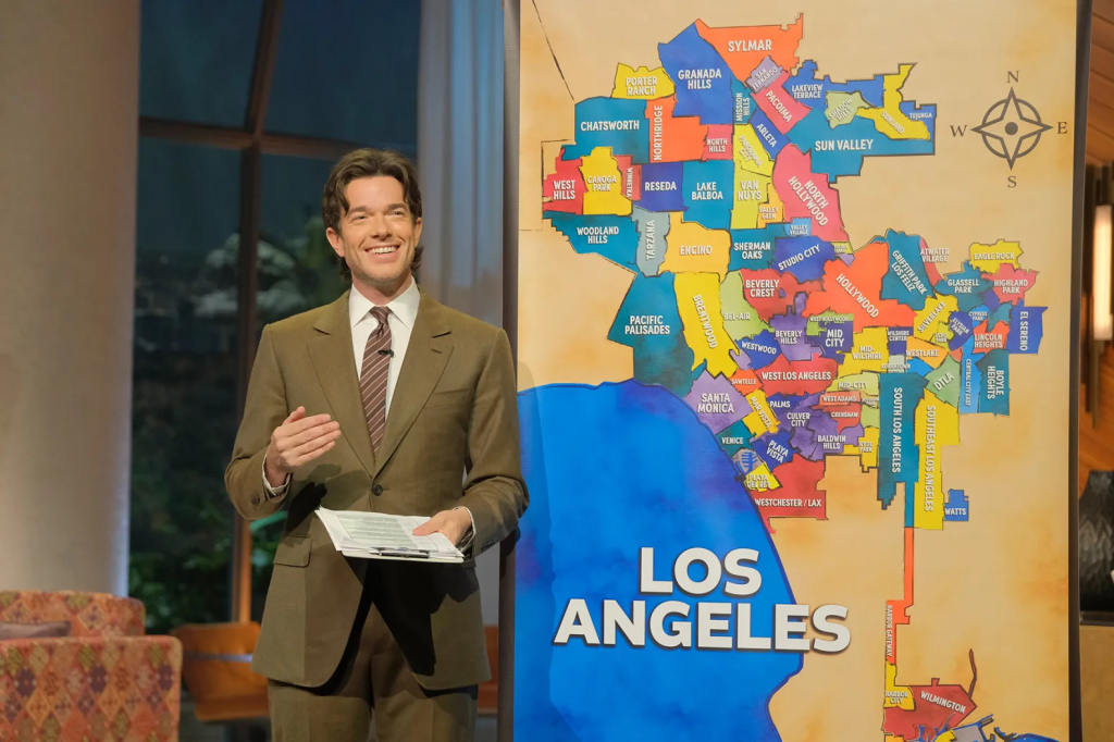 A screenshot from John Mulaney Presents: Everybody’s in LA