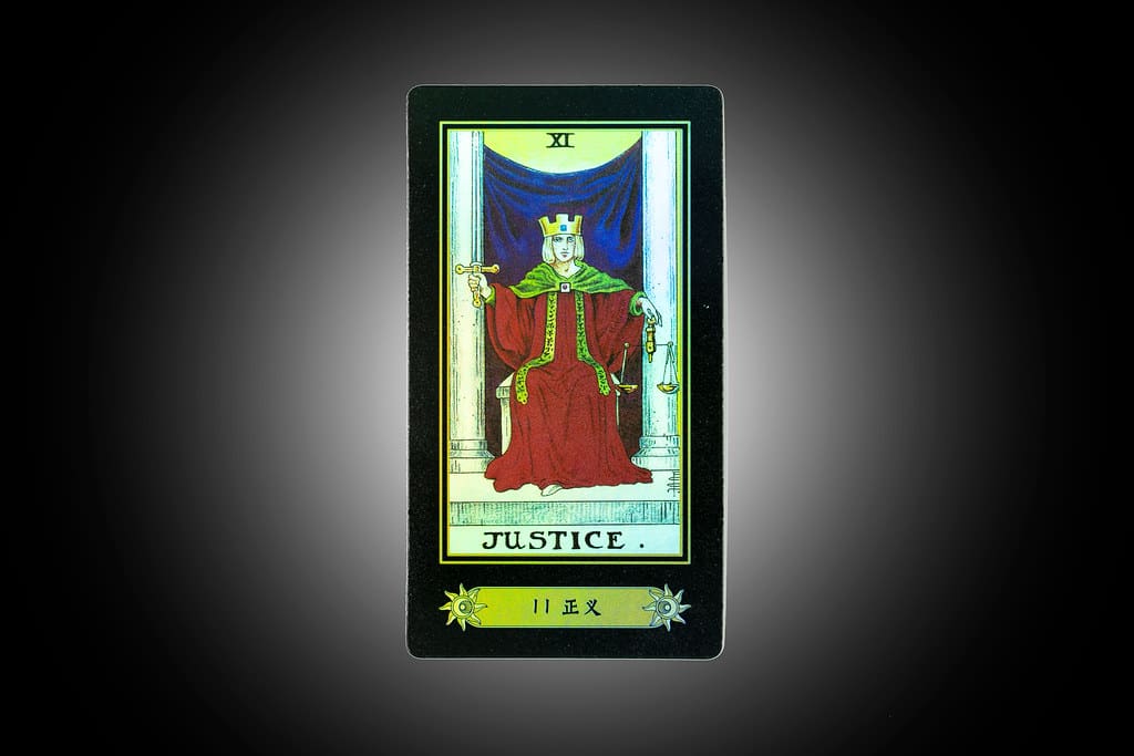 Justice Tarot card