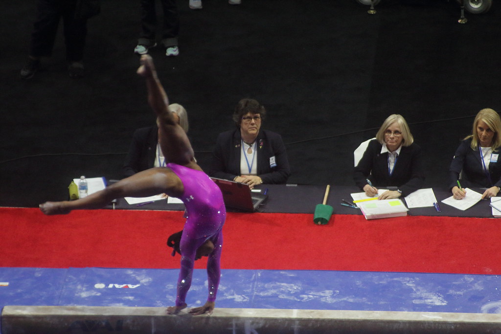 Simone Biles on Beam