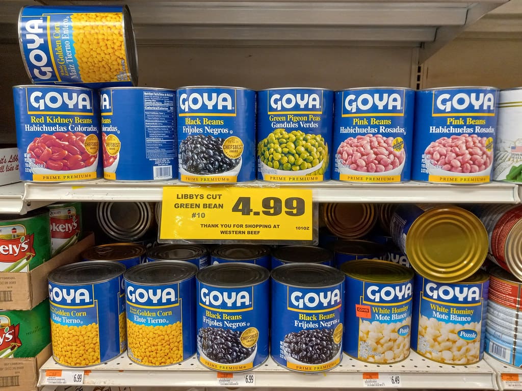 Giant Cans Of Beans