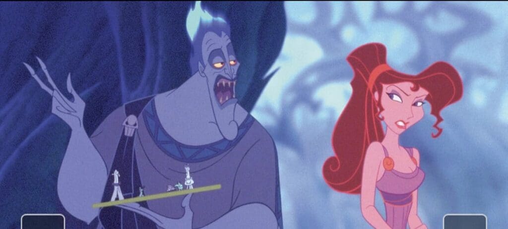 Hades and Megara from Hercules