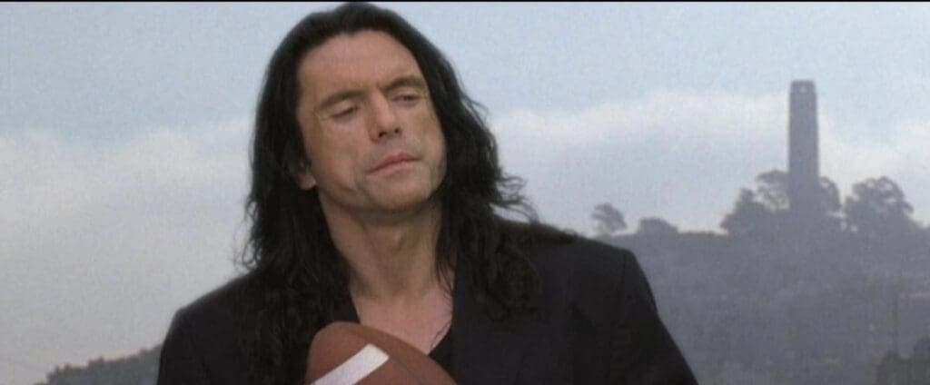 Tommy Wiseau in The Room