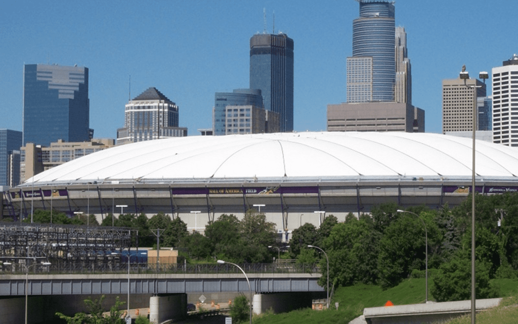 Outside of Metrodome