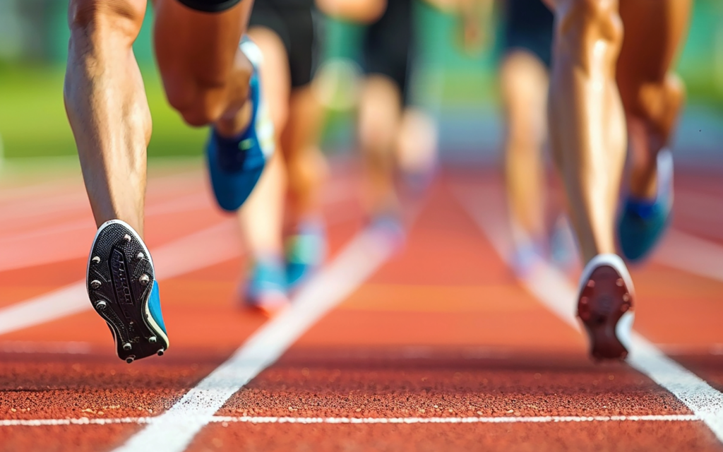 Adobe Stock, runners on a track