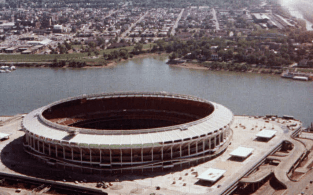 Riverfront Stadium in Cincinnati