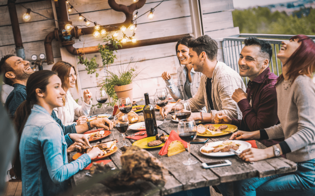 Adobe Stock, dinner party