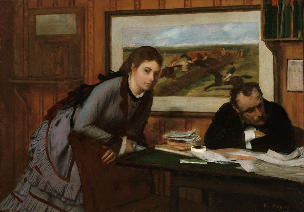 Edgar Degas - Sulking [c.1870]