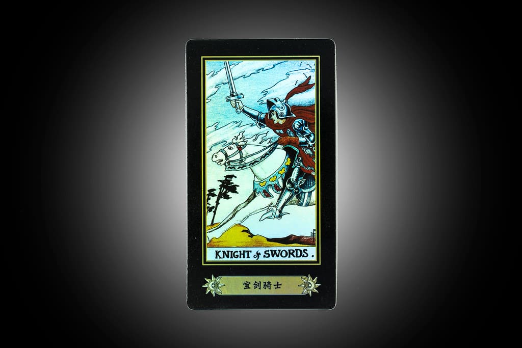 Knight of Swords Tarot Card