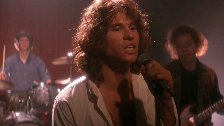 Val Kilmer as Jim Morrison in The Doors