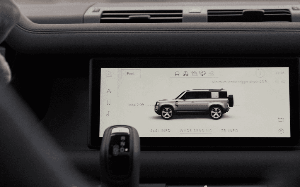 black and silver car stereo