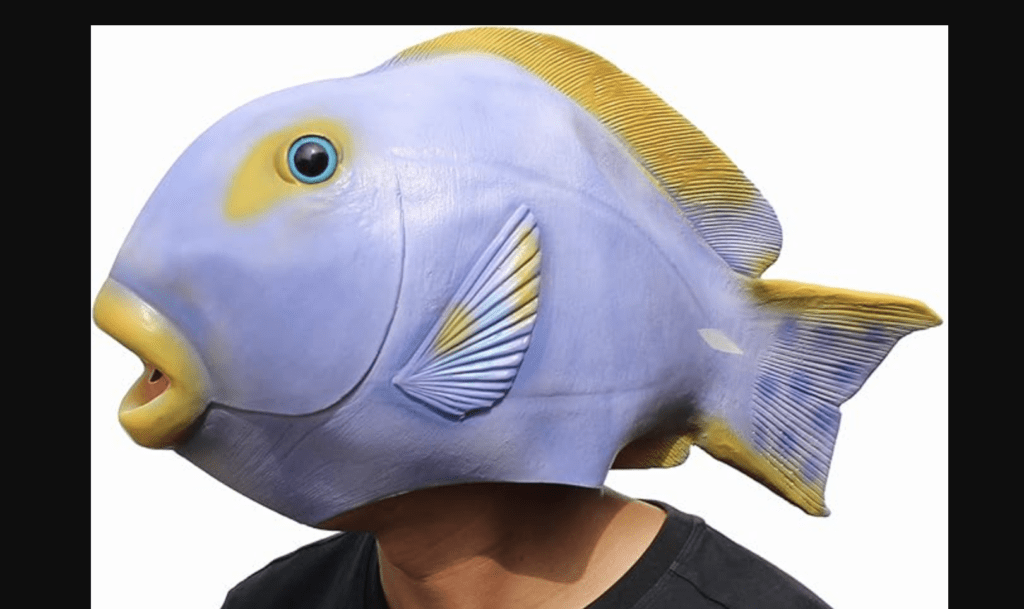 Fish head costume