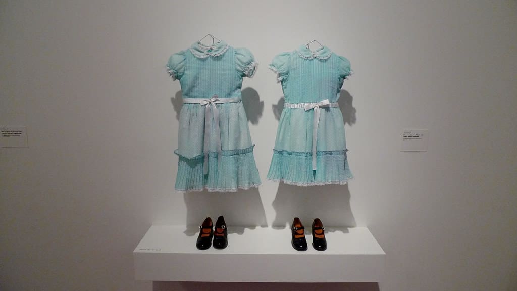 The twins dresses and shoes from The Shining