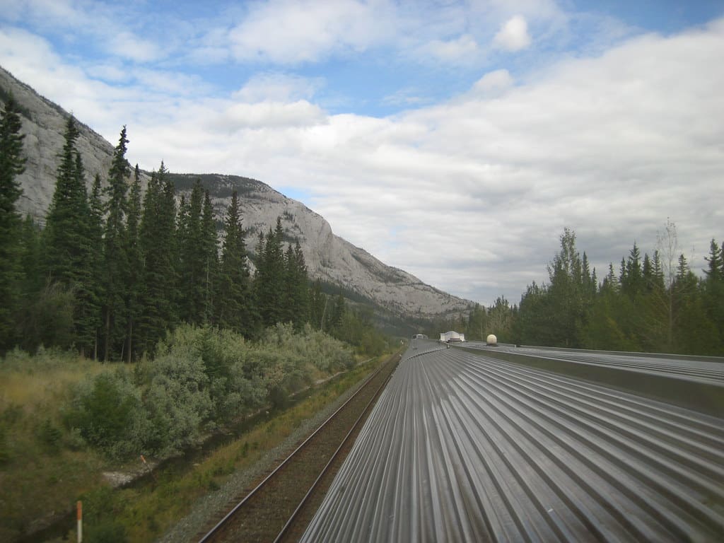 The Canadian Train - Rockies