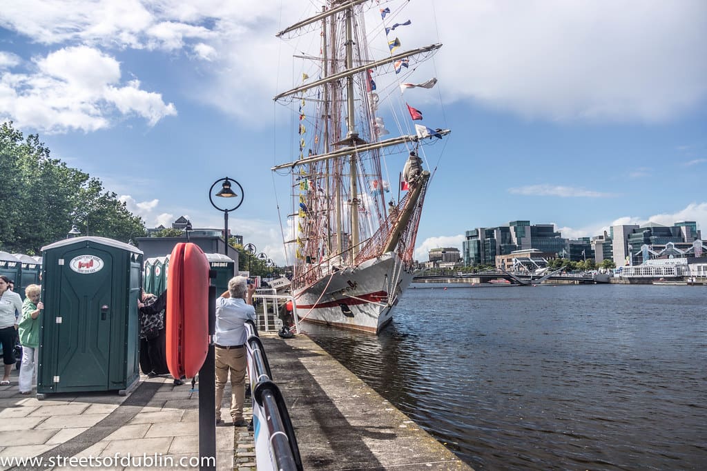 Polish ship ORP 'Iskra' - Tall Ships Race Dublin 2012