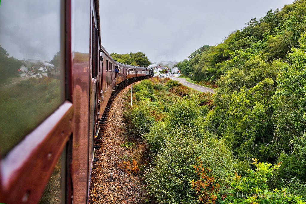 The Jacobite steam train