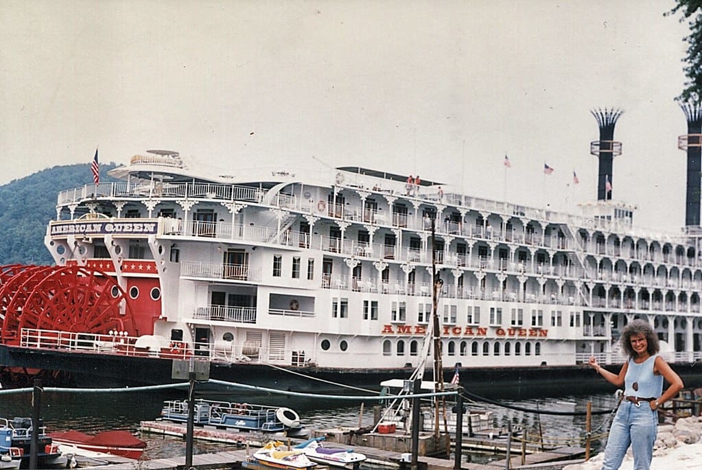 American Queen - Wellsburg Ohio - Wharf - Memories of the Past