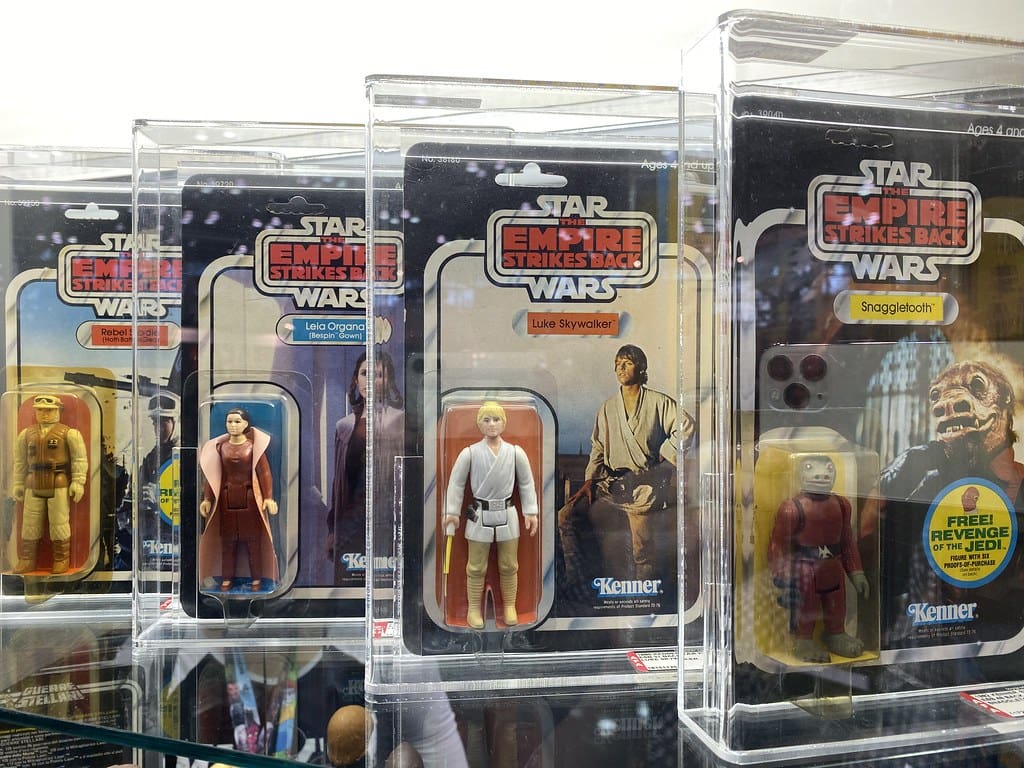 Slabbed Star Wars toys