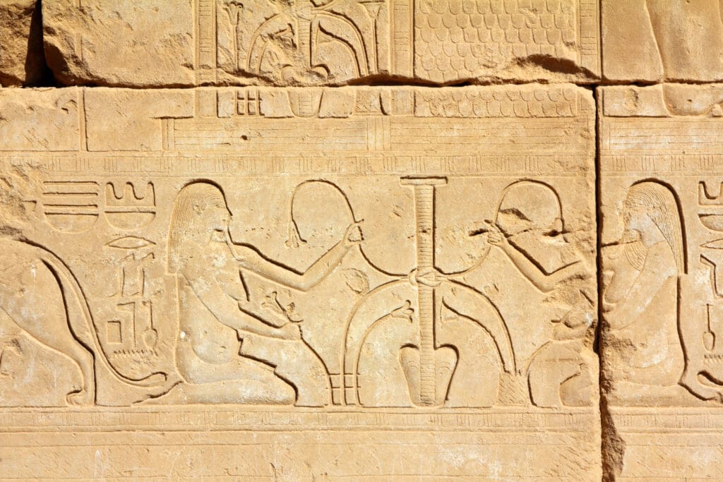 Ancient egypt images and hieroglyphics