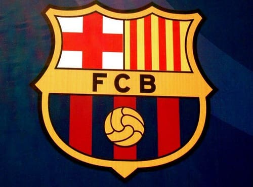 This is the crest of Barcelona's Football Club (soccer team).