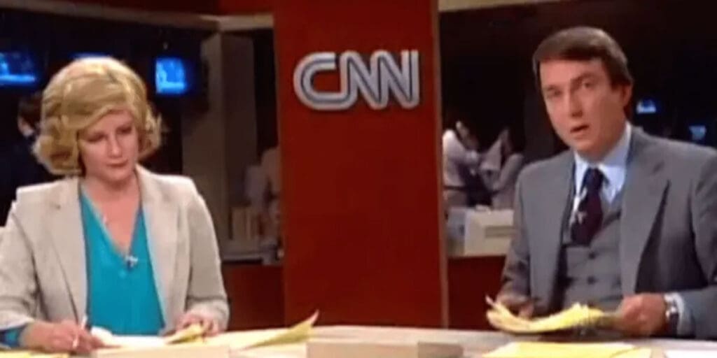 CNN's first broadcast