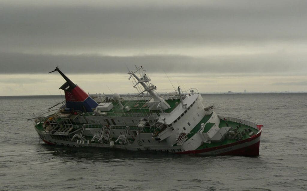 Explorer sinking