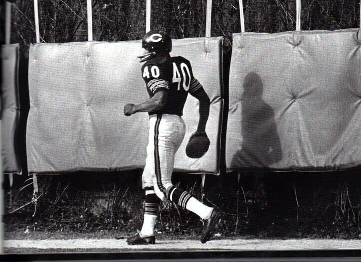 Gale Sayers @ Wrigley Field November 1967.