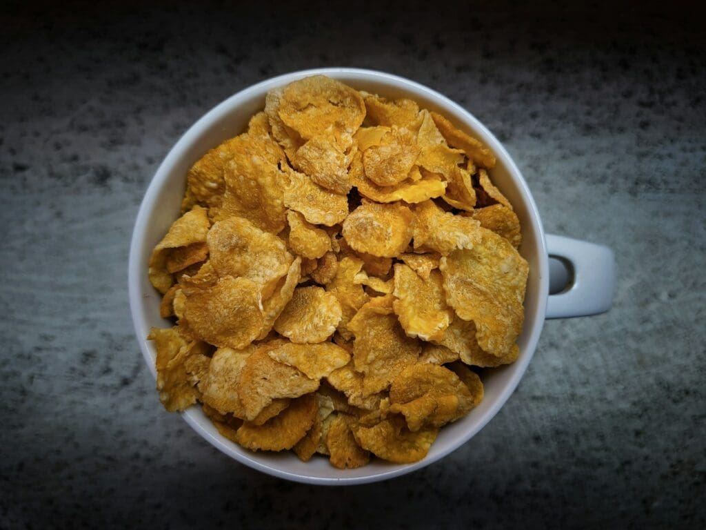 brown cookies in white ceramic bowl