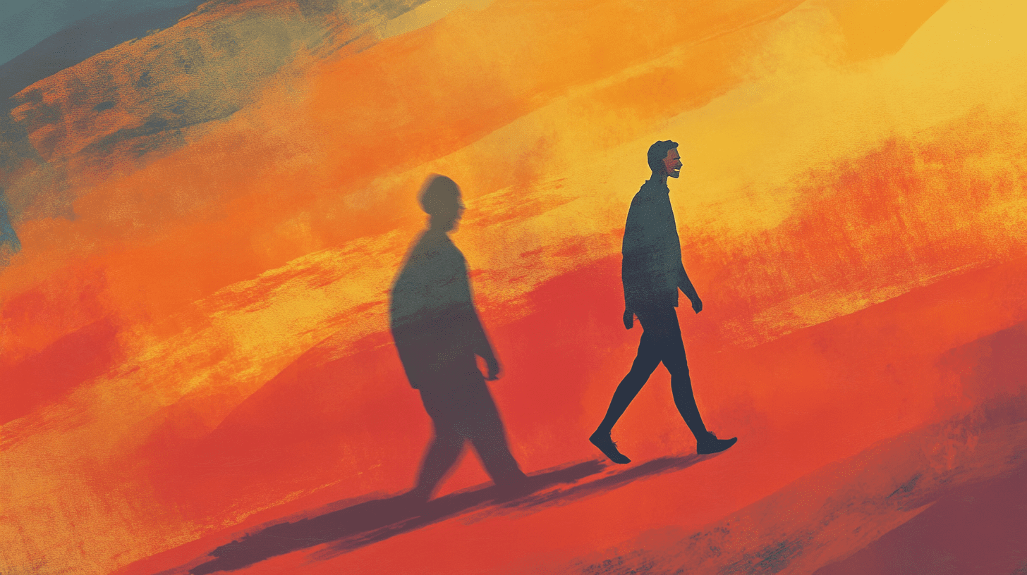 Artistic depiction of imposter syndrome