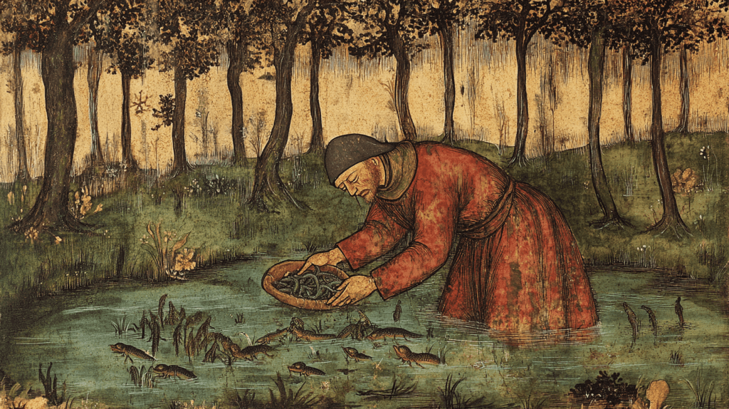 Artistic depiction of a Leech Farmer