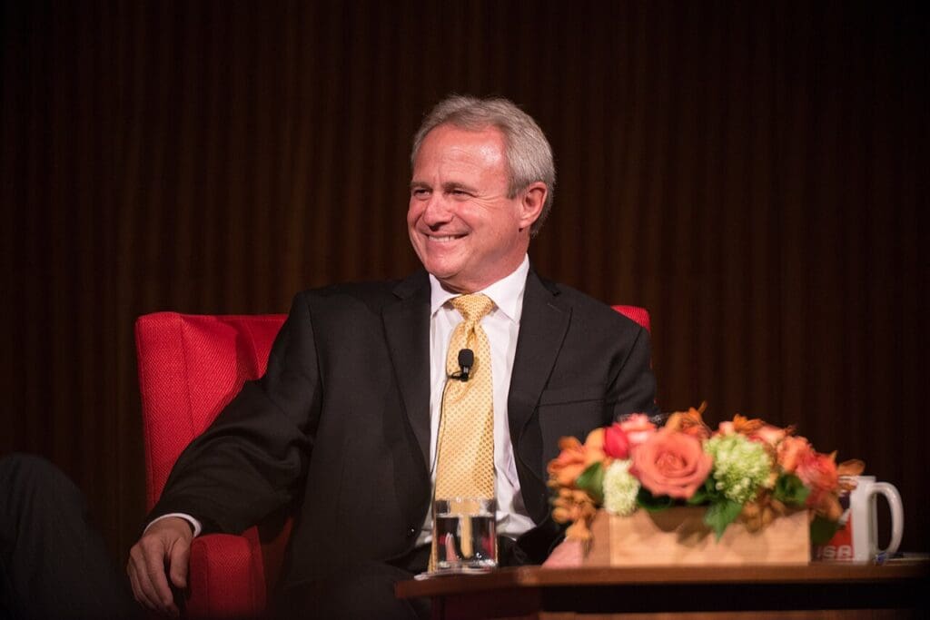 Michael Morton, author of "Getting Life," and Barry Scheck, co-founder and co-director of the Innocence Project, share Morton's remarkable story of tragedy, injustice, and forgiveness with Friends members at the LBJ Presidential Library on September 30, 2014. Morton was exonerated on October 4, 2011 after spending nearly 25 years in a Williamson County prison after being wrongly convicted of the murder of his wife