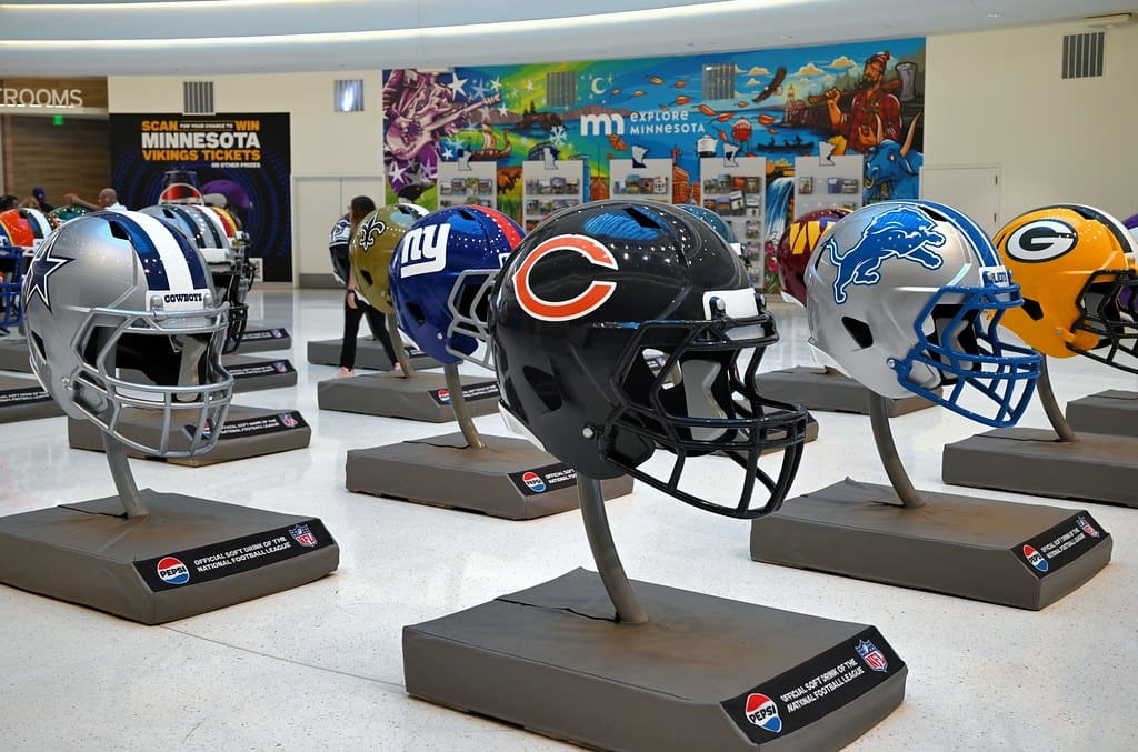 Mall of America - NFL Helmets