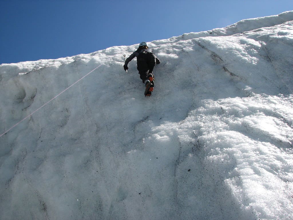 ice climbing