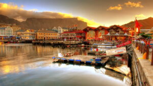 Table Mountain from the Cape Town waterfront