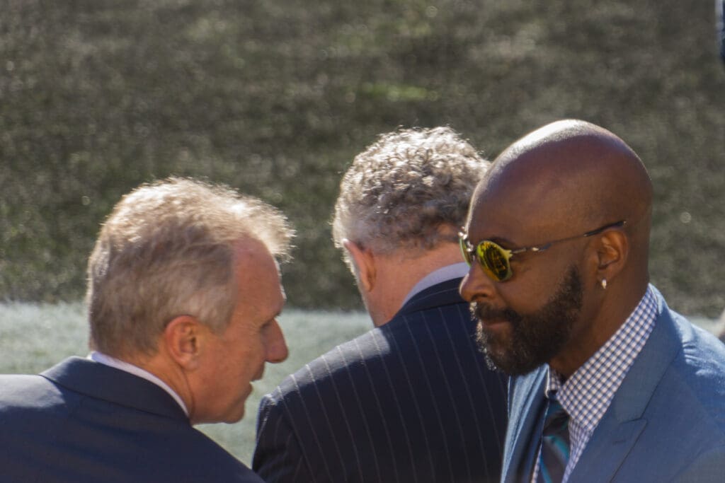 Joe Montana and Jerry Rice