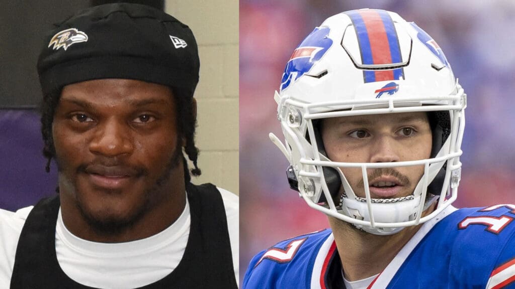 Lamar Jackson and Josh Allen