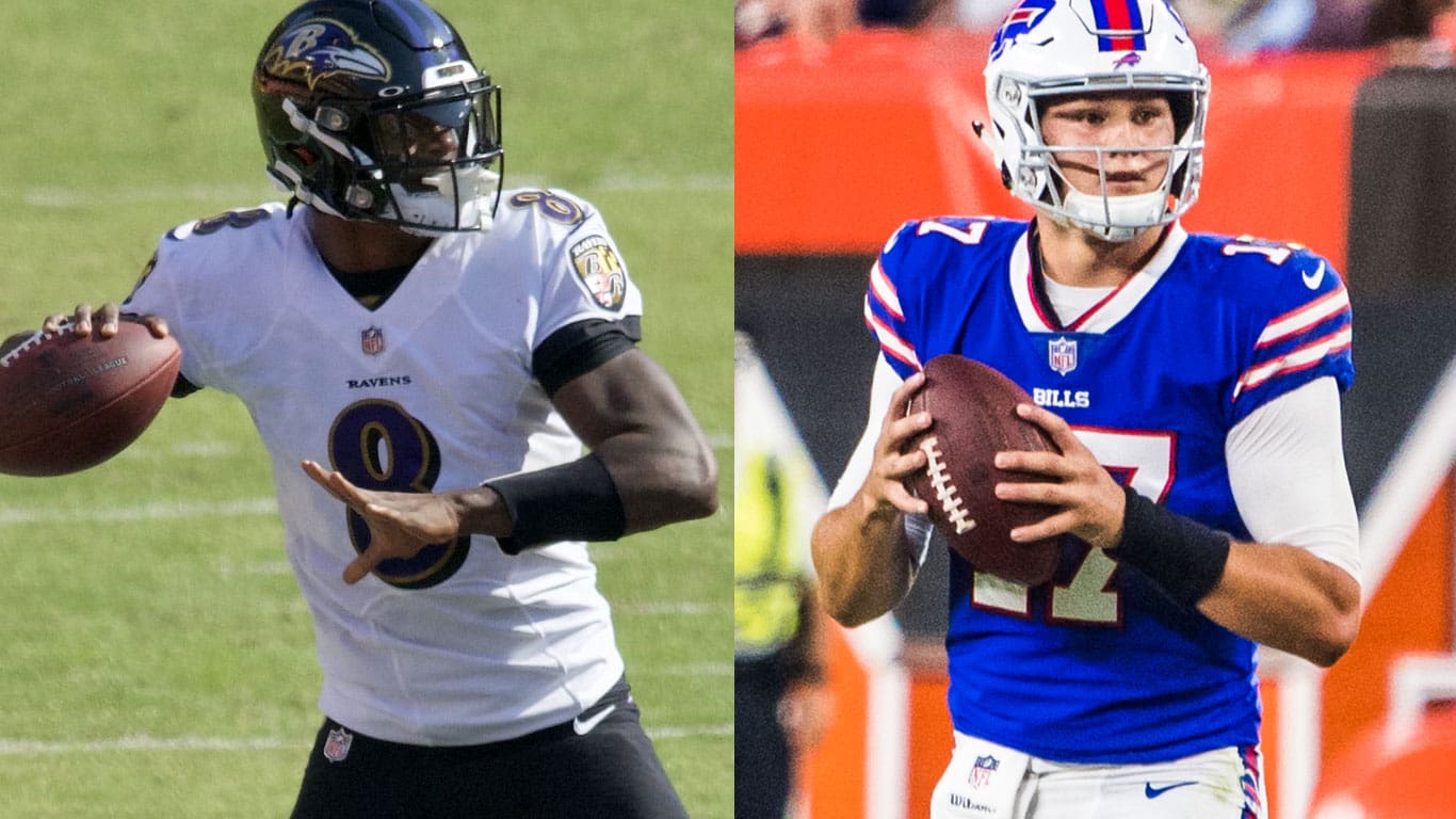 Lamar Jackson vs Josh Allen