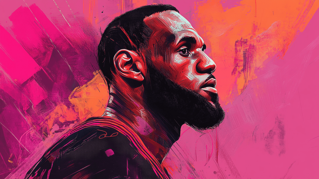 Lebron James illustration